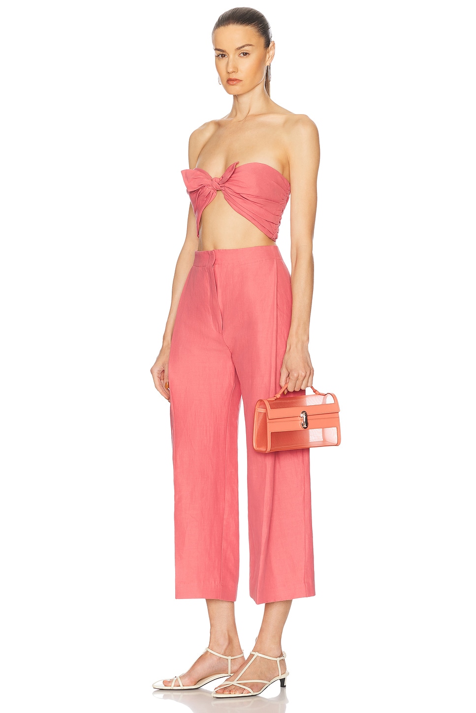 Savette The Symmetry Pochette Bag In Camellia