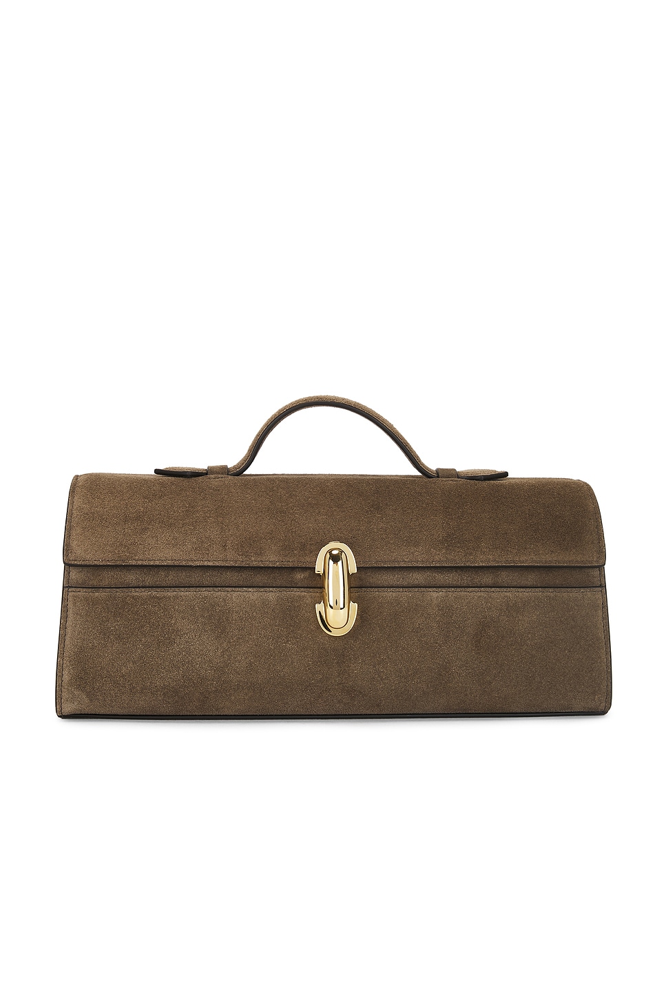 Slim Symmetry Pochette Bag in Brown