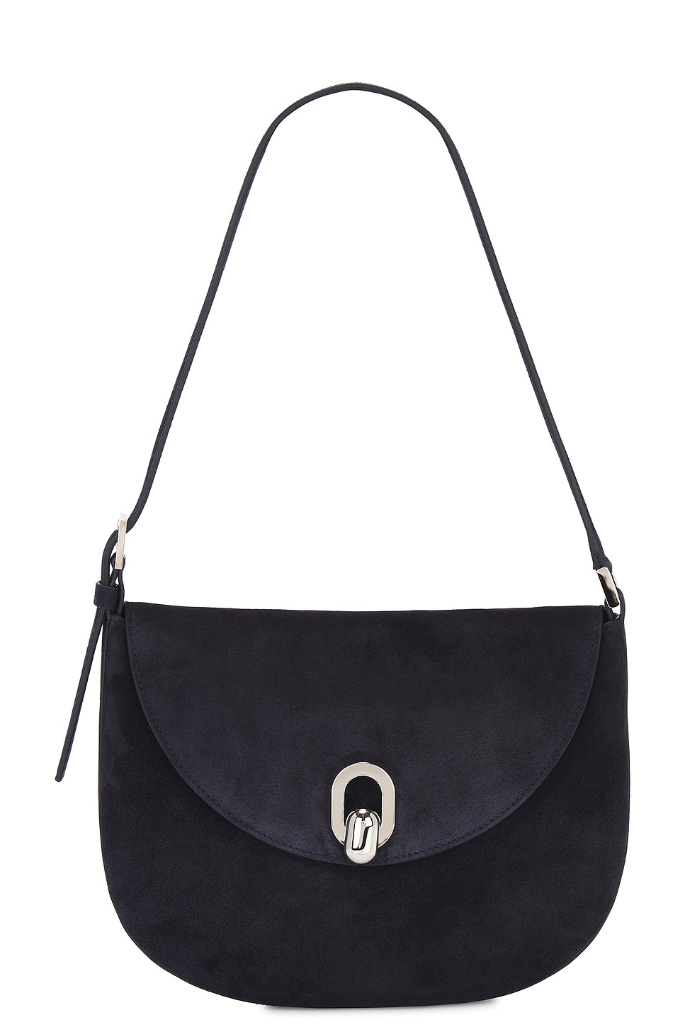 The Small Tondo Hobo Bag in Navy