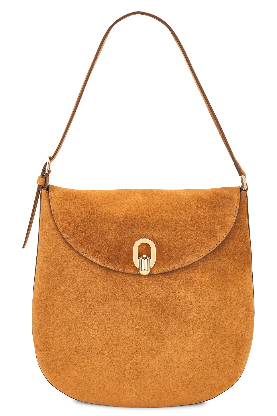 Shop Savette The Large Tondo Hobo Bag In Saddle