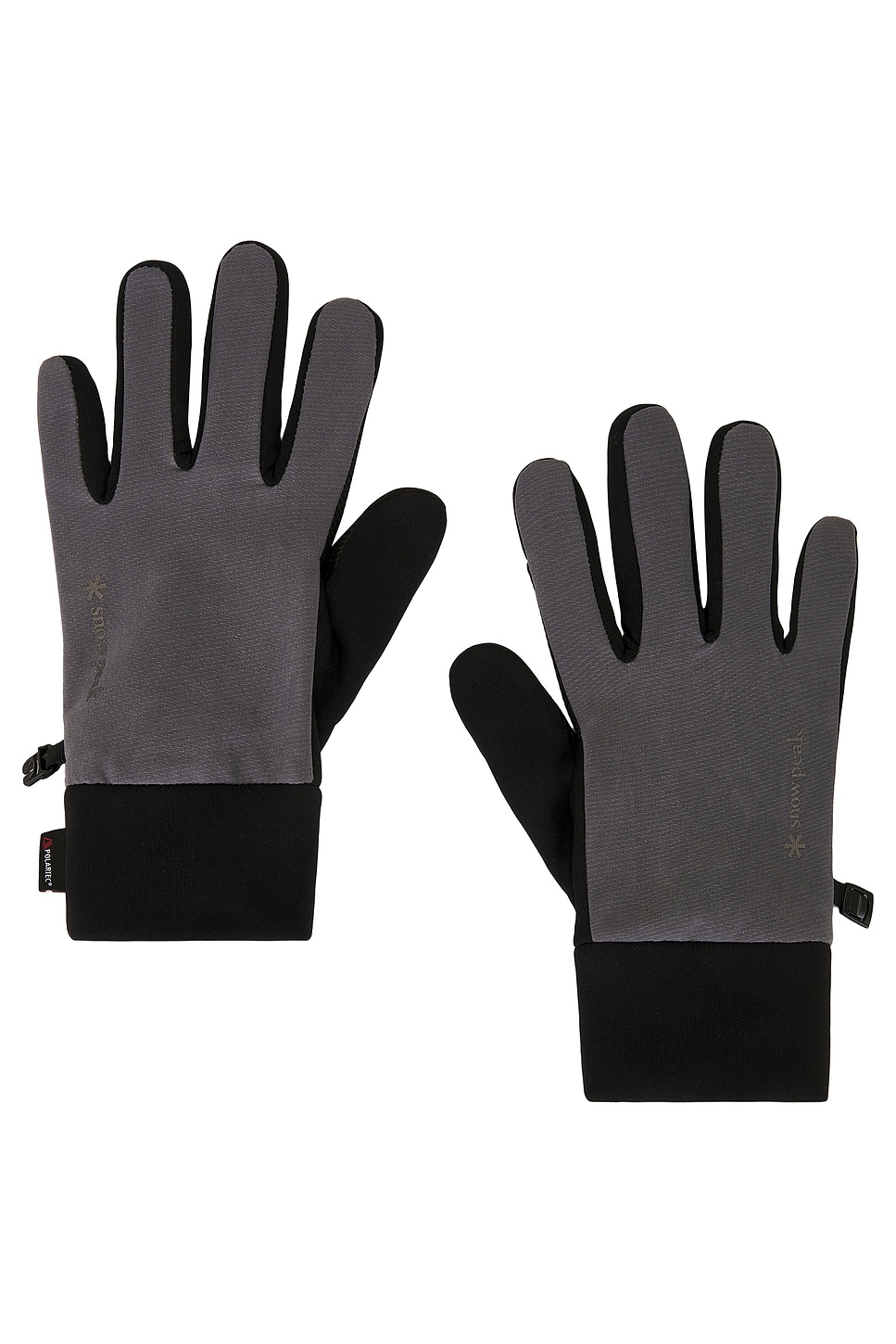 Snow Peak Polartec Power Stretch Gloves In Gray