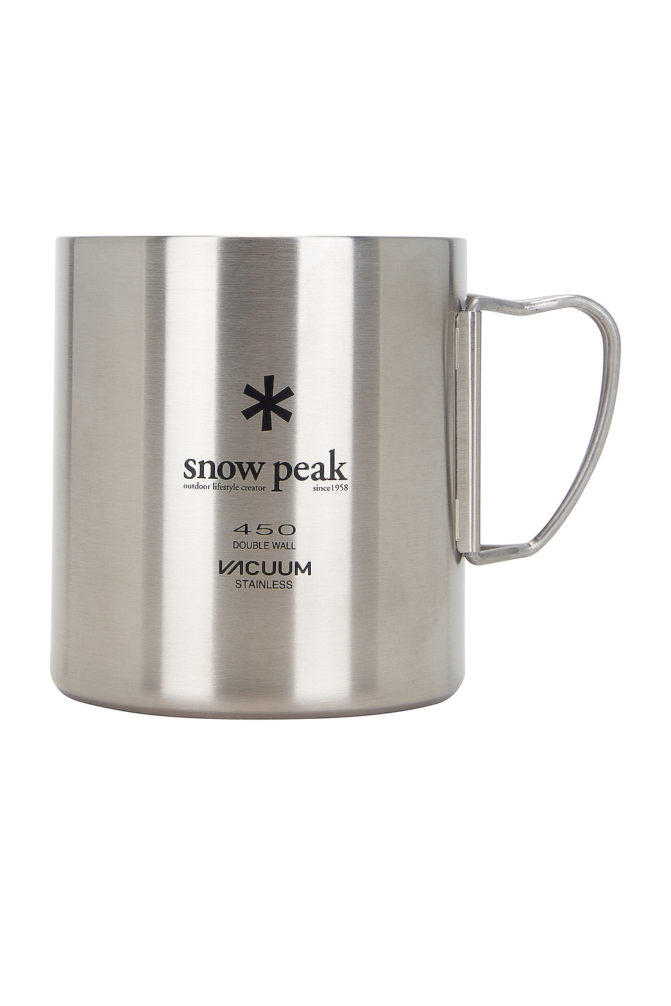 Image 1 of Snow Peak Stainless Double Wall 450 Mug in Silver