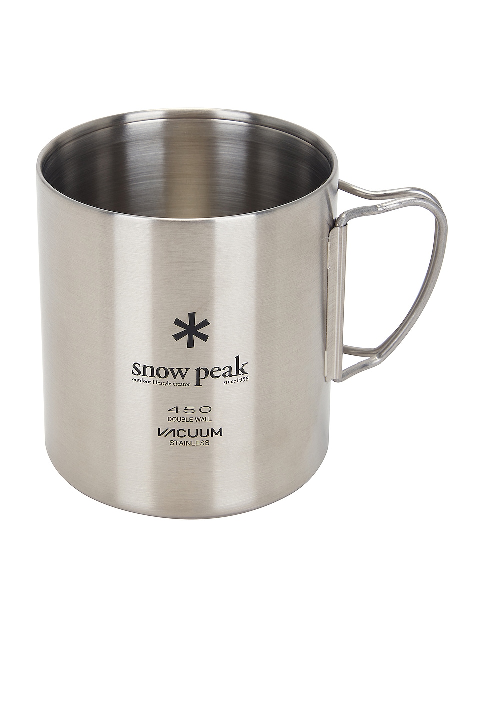 Image 1 of Snow Peak Stainless Double Wall 450 Mug in Silver