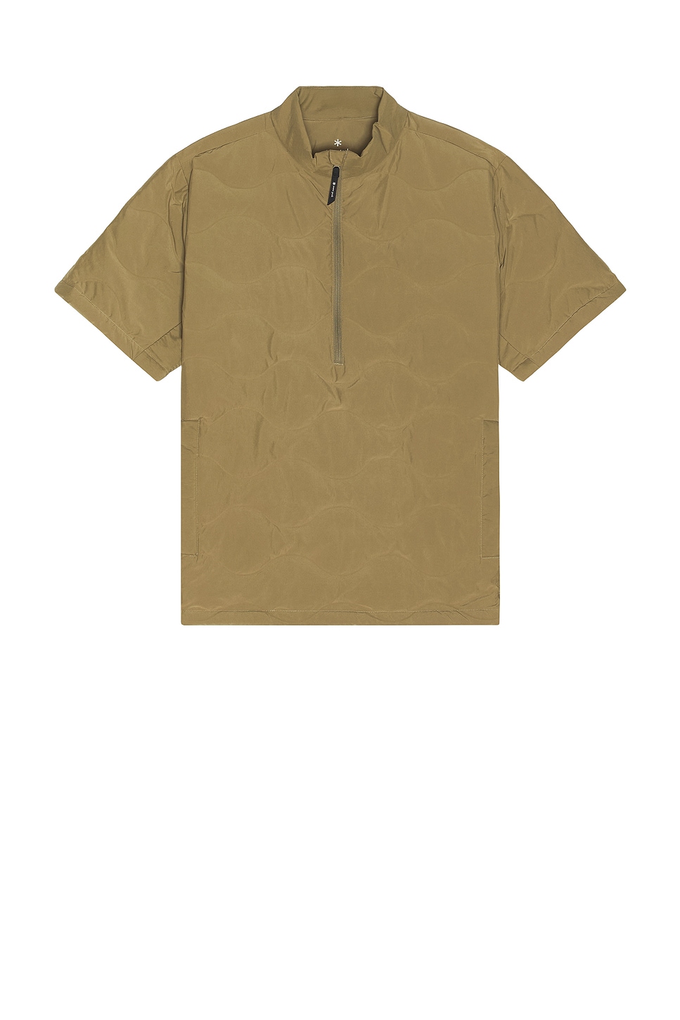Image 1 of Snow Peak Seamless Quilted Down Pullover in Olive