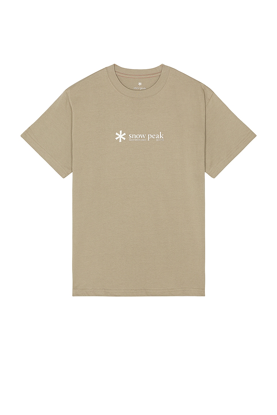 Image 1 of Snow Peak Soft Cotton Logo Short Sleeve T-Shirt in Pro