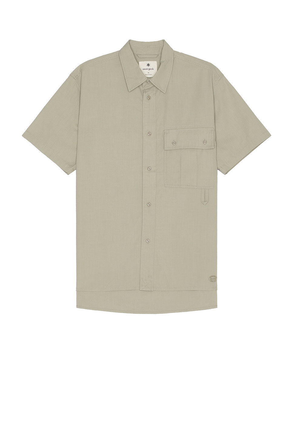 Takibi Light Ripstop Short Sleeve Shirt in Sage
