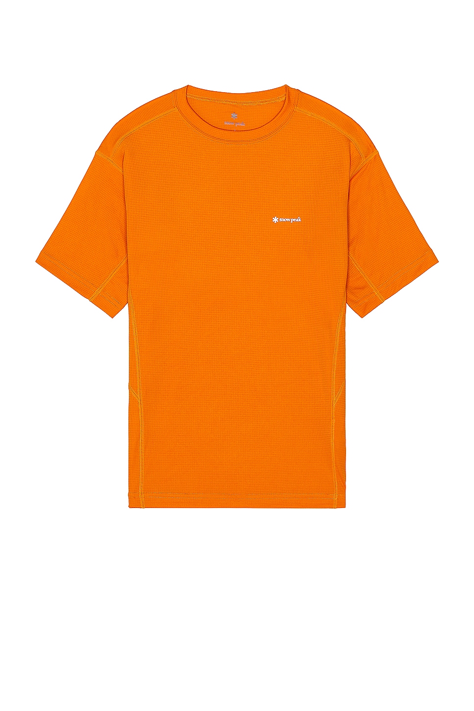 Image 1 of Snow Peak Pe Power Dry Short Sleeve T-Shirt in Orange