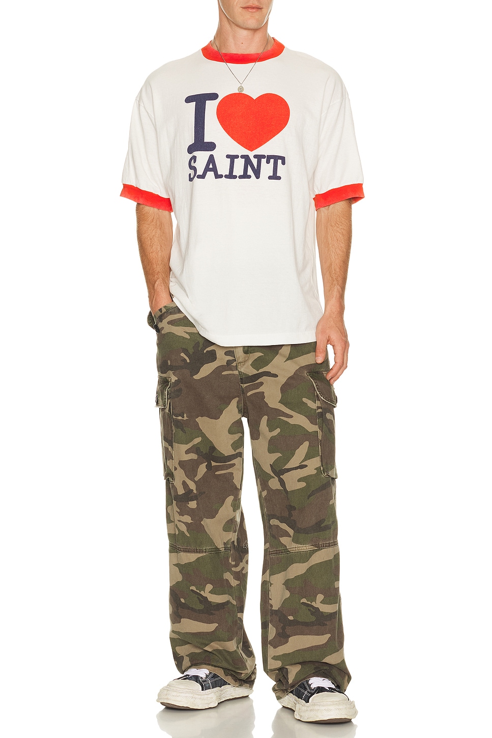 SAINT Mxxxxxx I Love Saint Short Sleeve Tee | Thumbnail 3