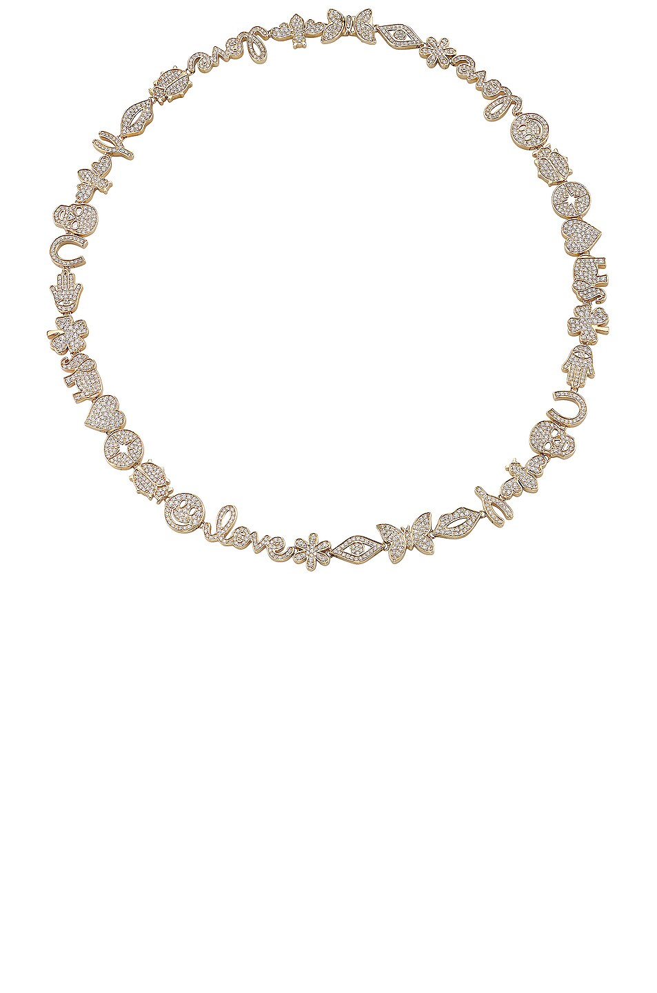 Image 1 of Sydney Evan 15 Year Anniversary Necklace in Gold