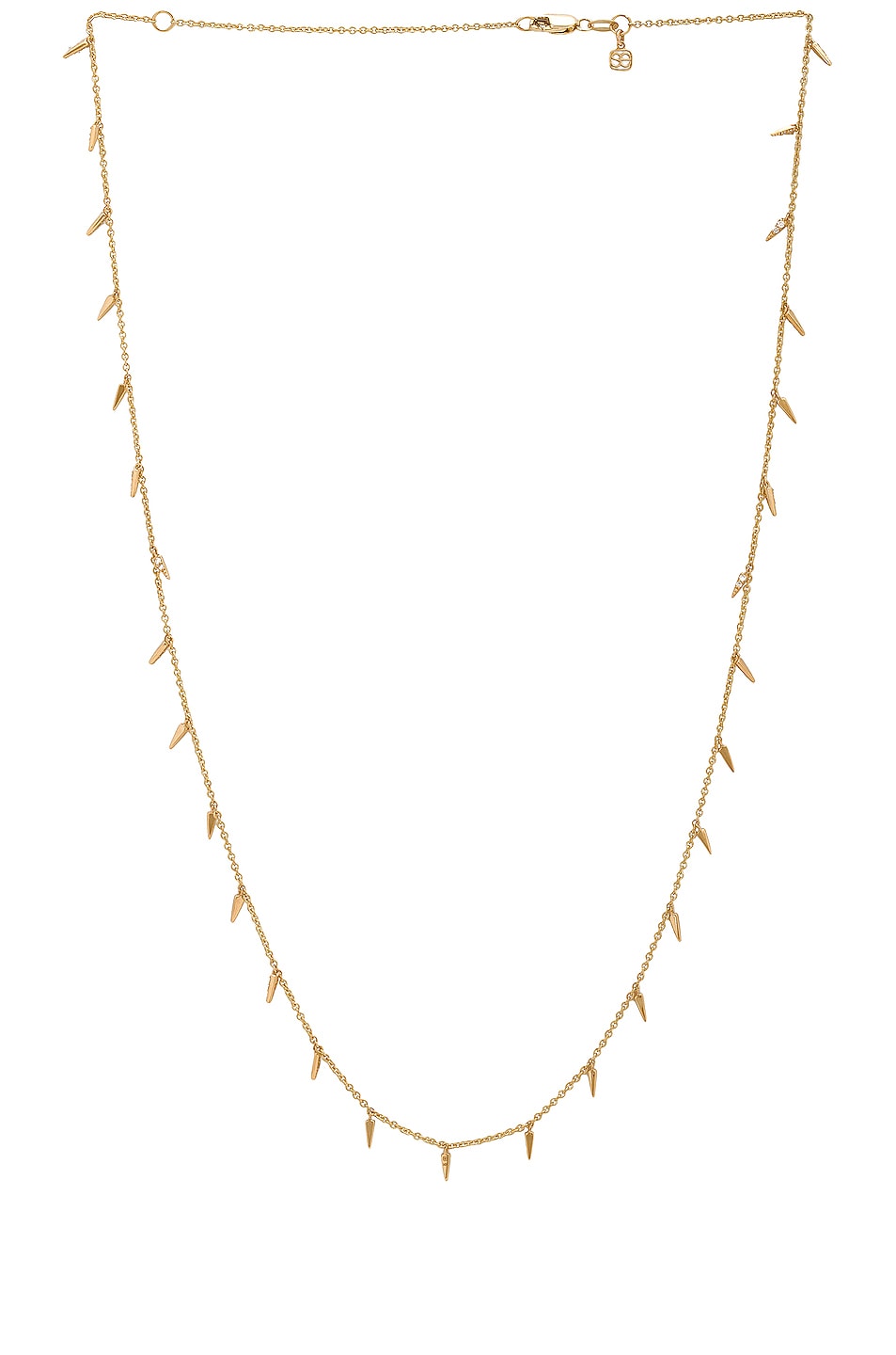 Image 1 of Sydney Evan Small Pave Fringe Necklace in Gold