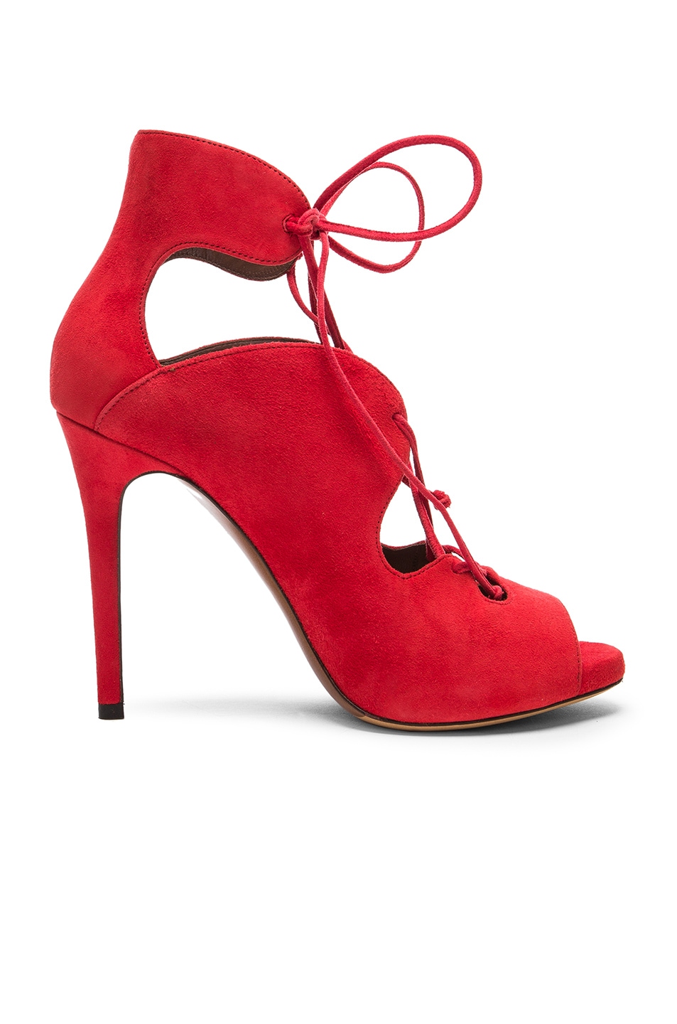 Image 1 of Tabitha Simmons Reed Heel in Poppy Suede