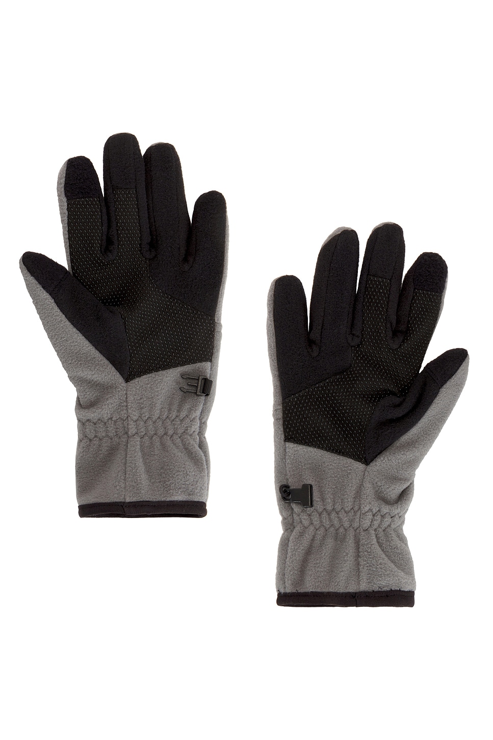 Shop The North Face Etip Heavyweight Fleece Gloves In Smoked Pearl