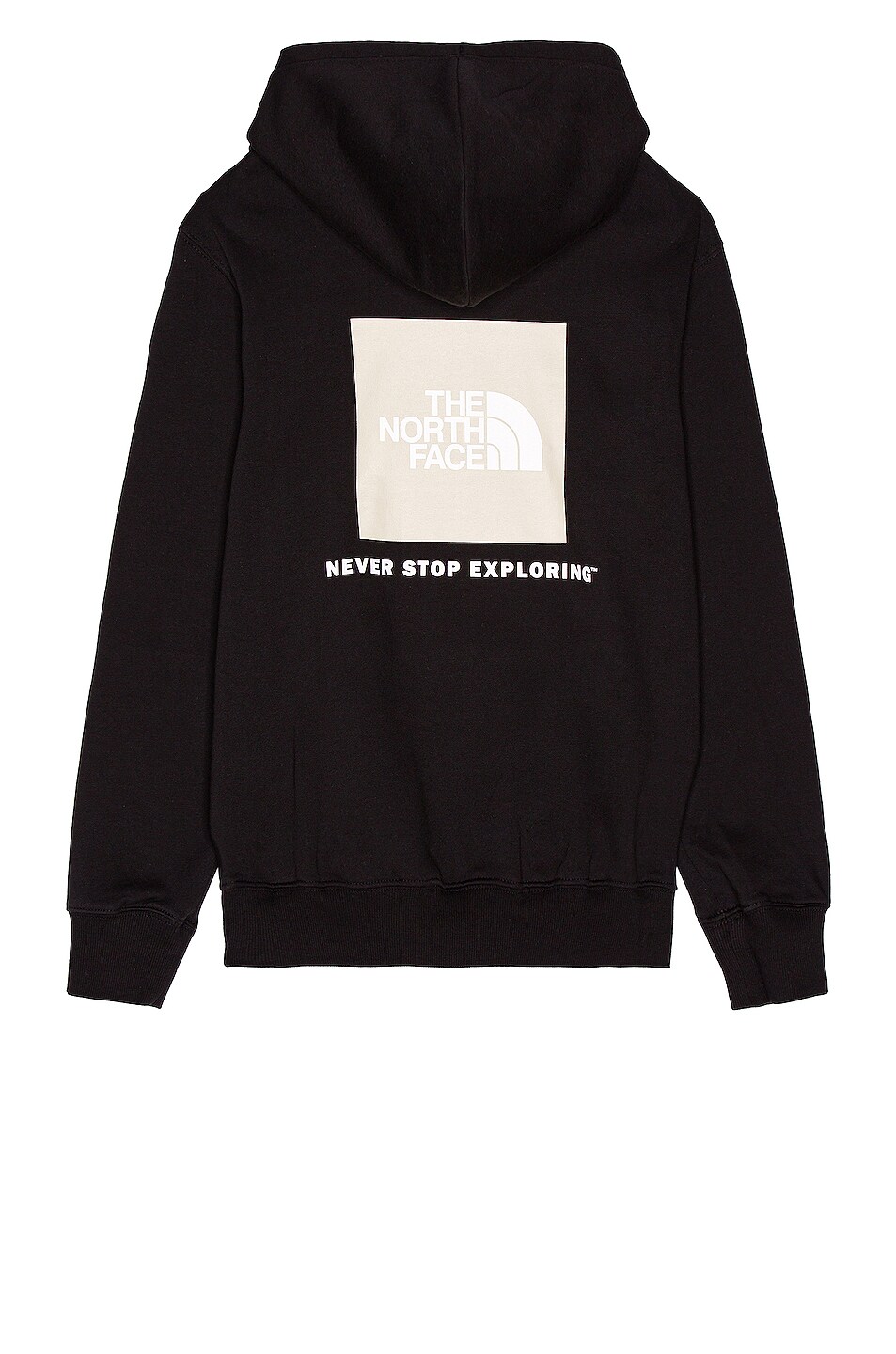 Image 1 of The North Face Box NSE Pullover Hoodie in Black & Gravel