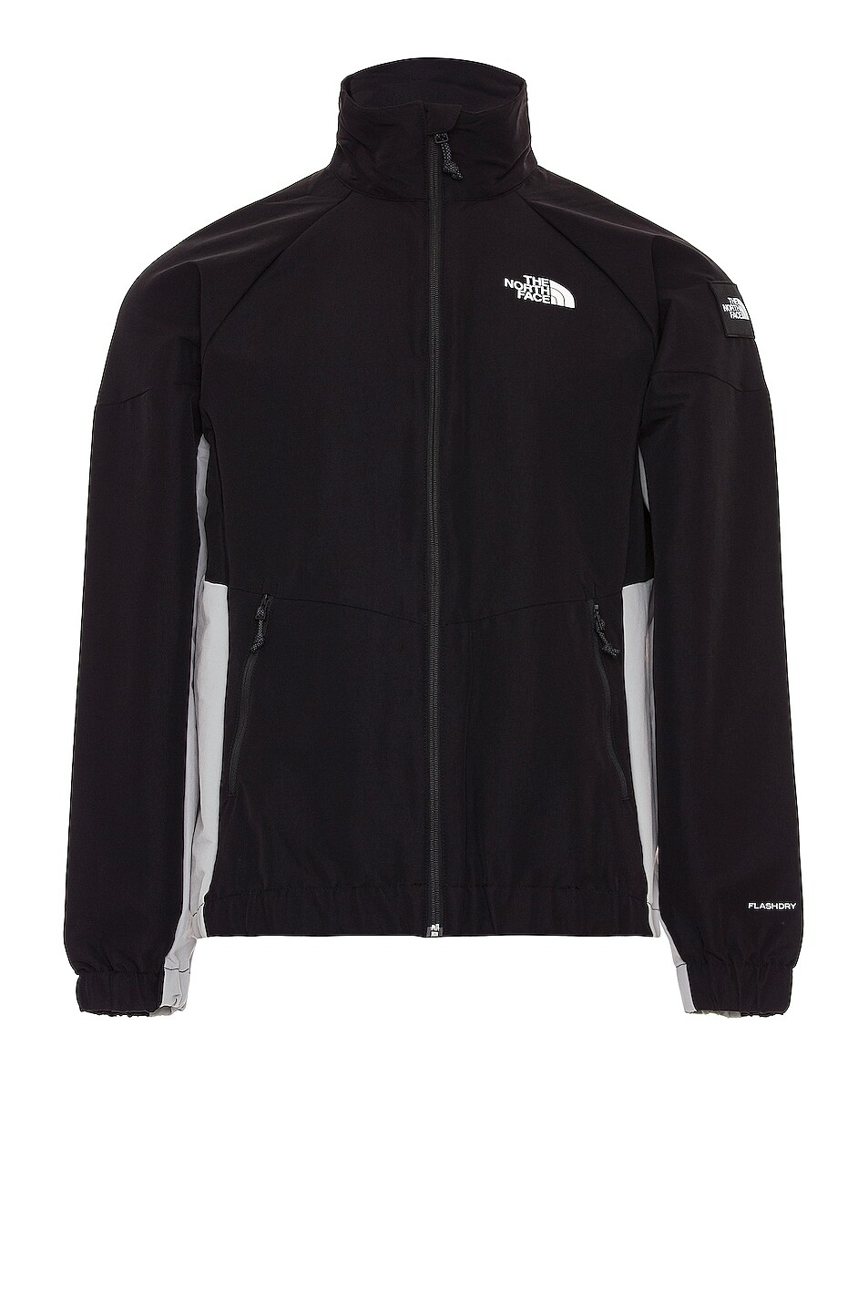 Image 1 of The North Face Phlego Track Top in Black & Meld Grey