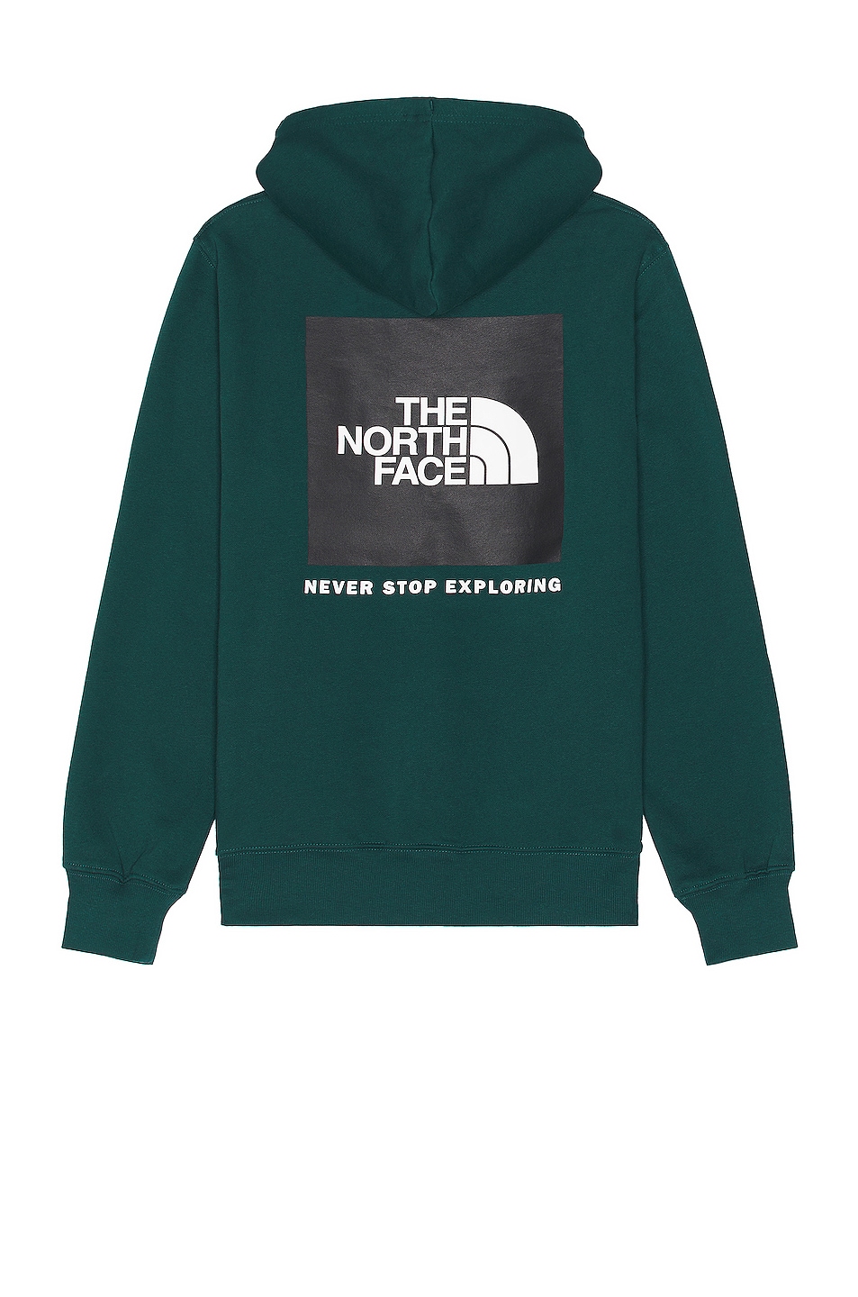 Image 1 of The North Face Box NSE Pullover Hoodie in Ponderosa Green & TNF Black