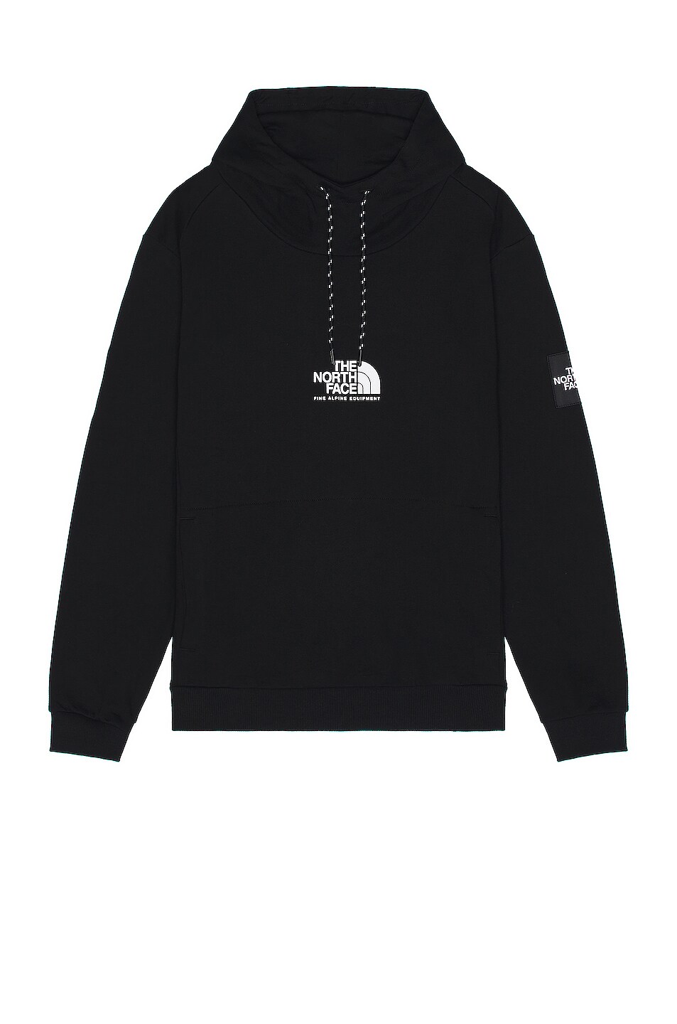 Image 1 of The North Face Fine Alpine Hoodie in TNF Black