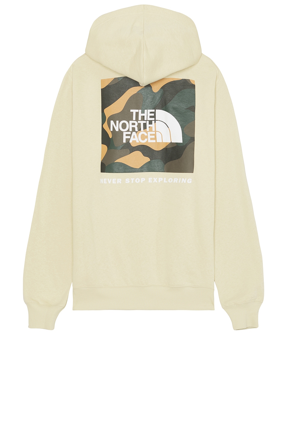 Men's Box NSE Pullover Hoodie in Cream