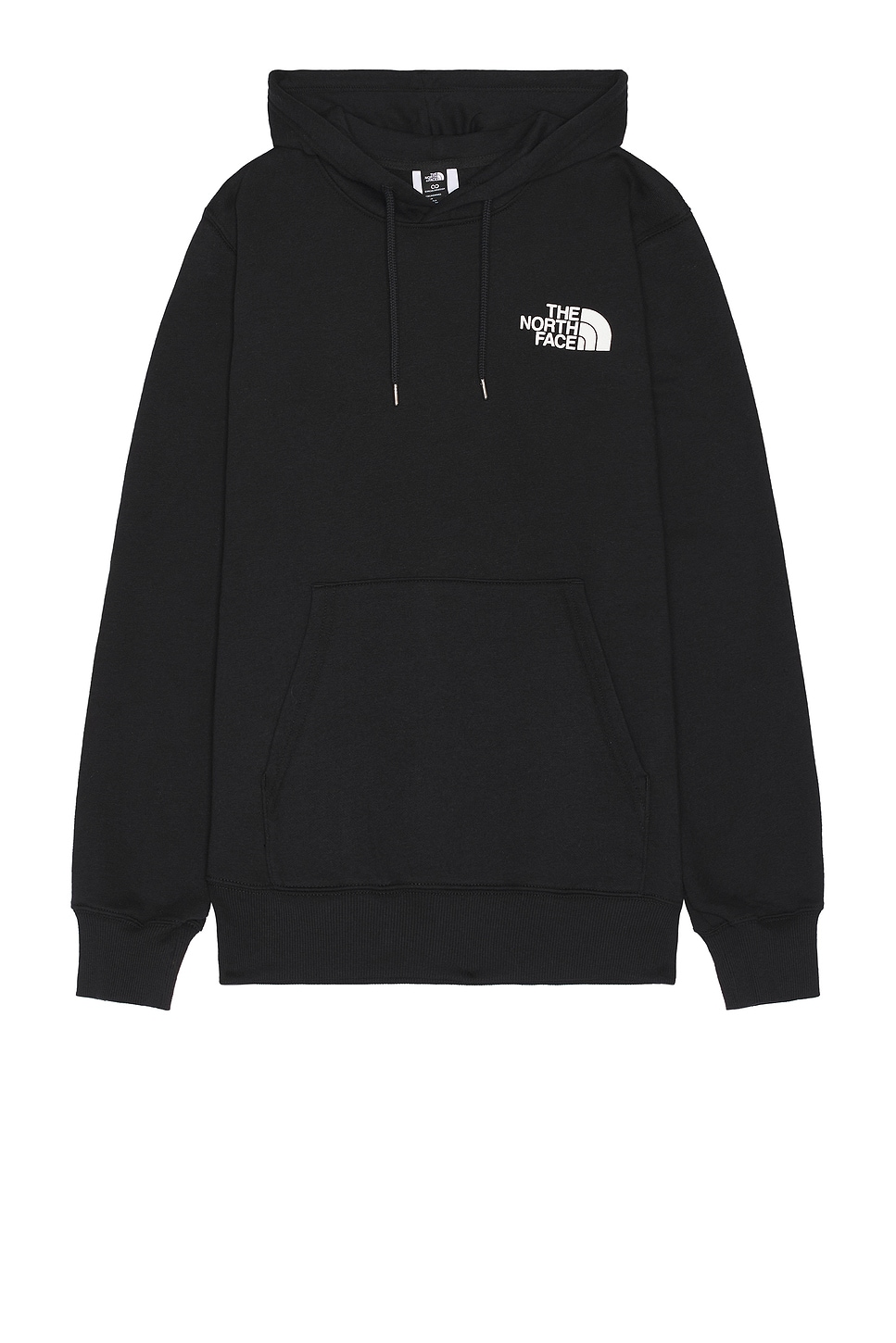 Shop The North Face Men's Box Nse Pullover Hoodie In Tnf Black & Summit Gold