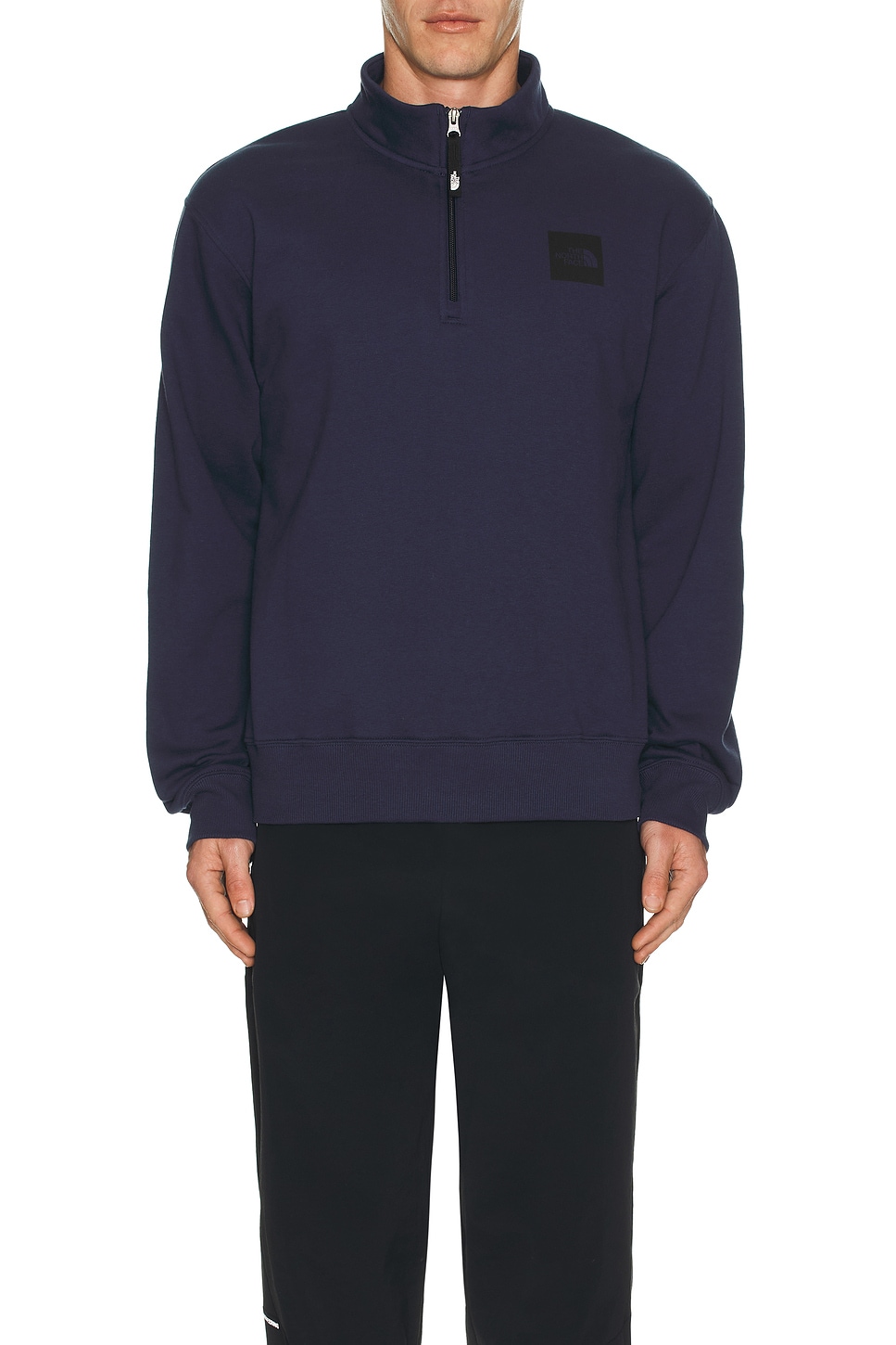 Image 1 of The North Face Box Half Dome 1/4 Zip in Summit Navy