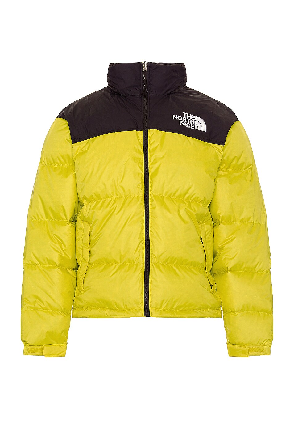 Image 1 of The North Face 1996 Retro Nuptse Jacket in Acid Yellow