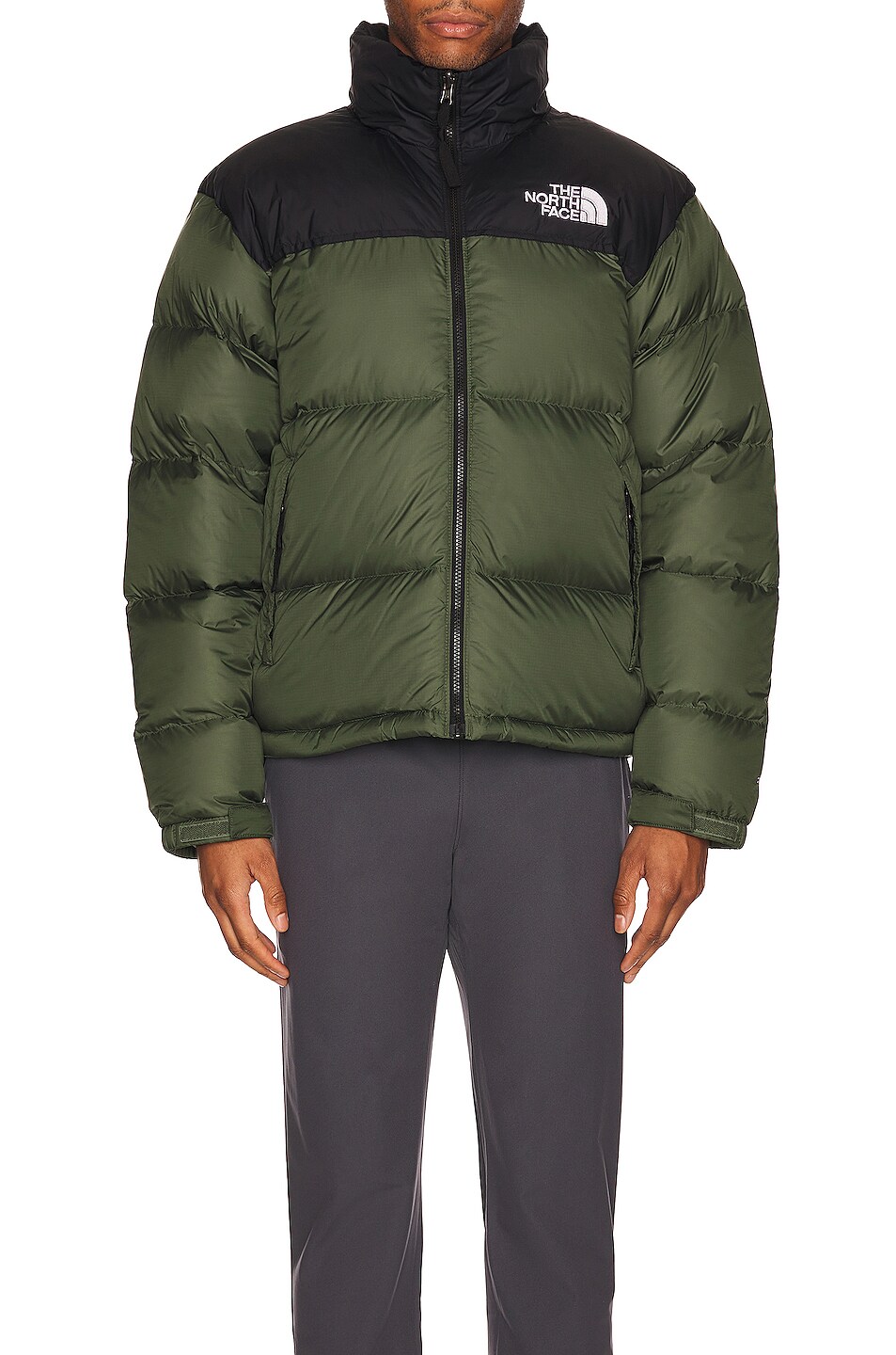 The North Face 1996 Retro Nuptse Jacket in Thyme | FWRD