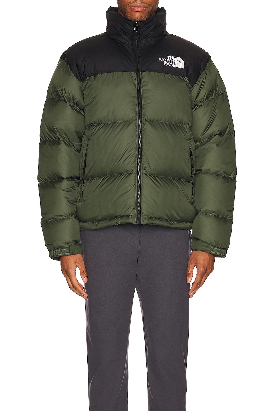 The North Face 1996 Retro Nuptse Jacket in Thyme FWRD