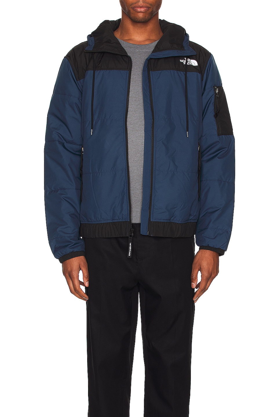 The North Face Highrail Bomber Jacket in Shady Blue FWRD