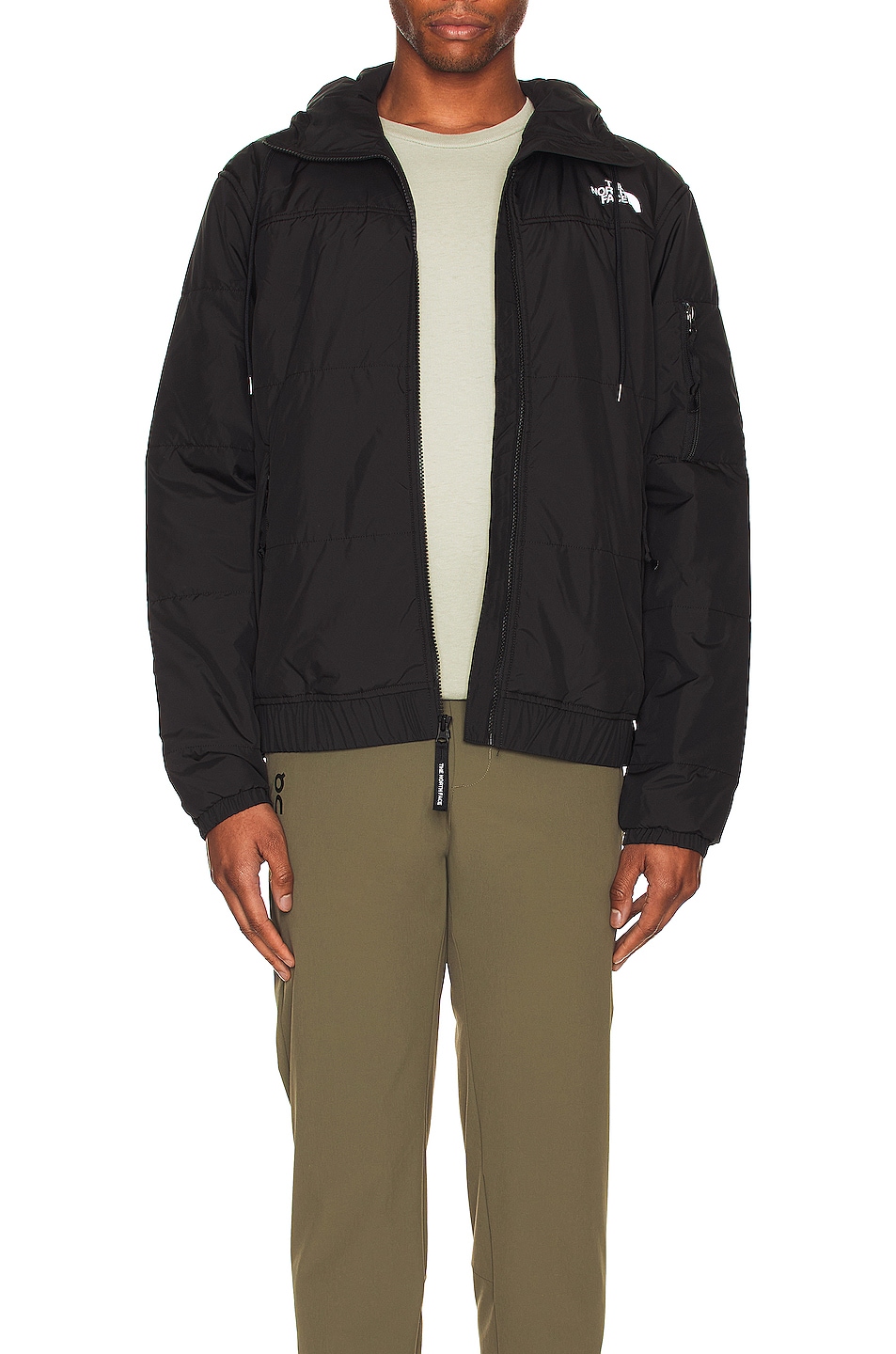 The North Face Highrail Bomber Jacket in TNF Black | FWRD