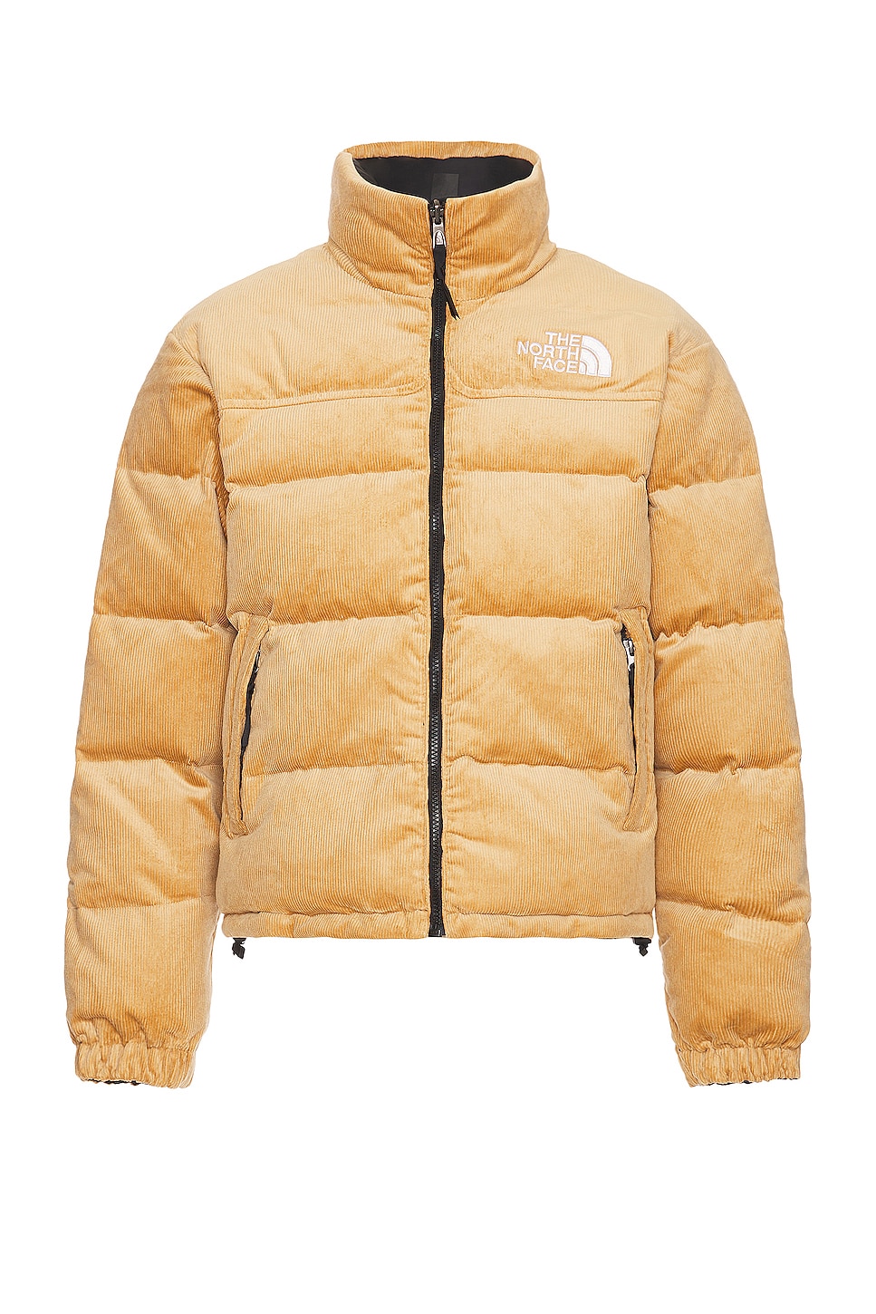 Image 1 of The North Face 92 Reversible Nuptse Jacket in Almond Butter & Tnf Black