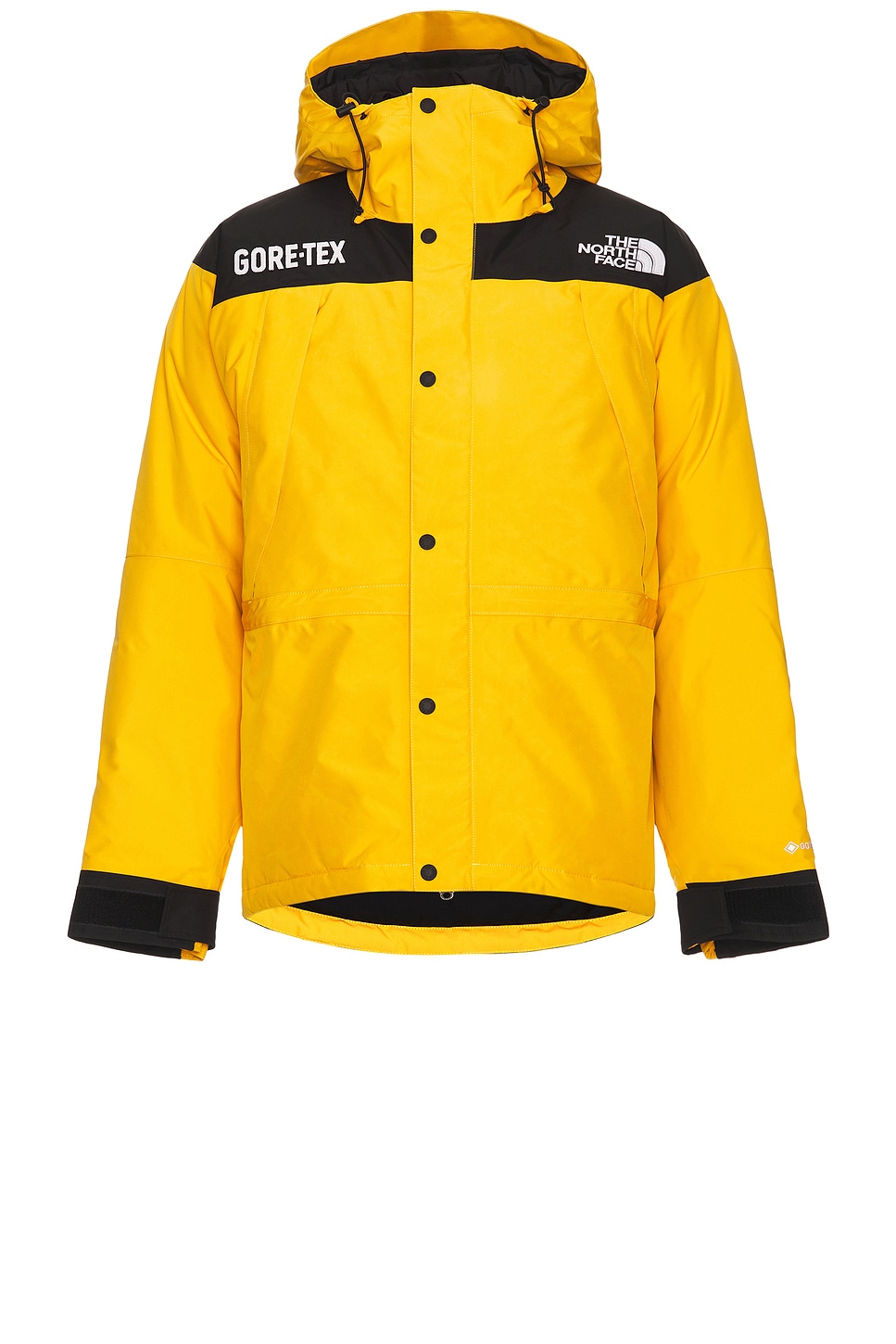 Image 1 of The North Face S Gtx Mountain Guide Insulated Jacket in Summit Gold & Tnf Black