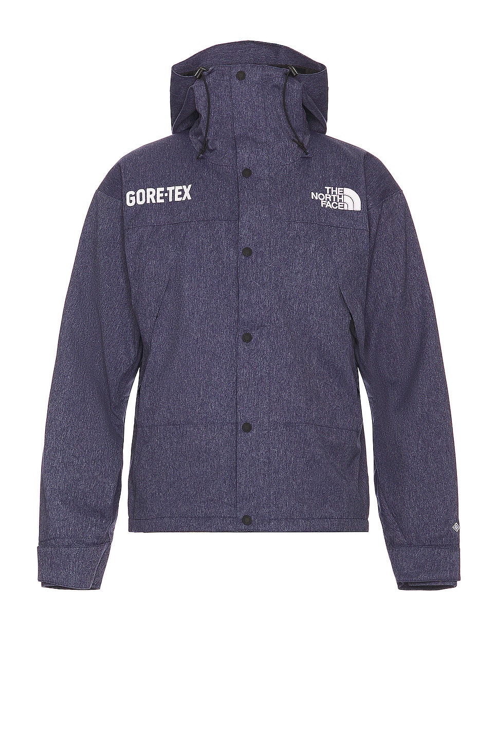 Image 1 of The North Face Gtx Mountain Jacket in Denim Blue & Tnf Black