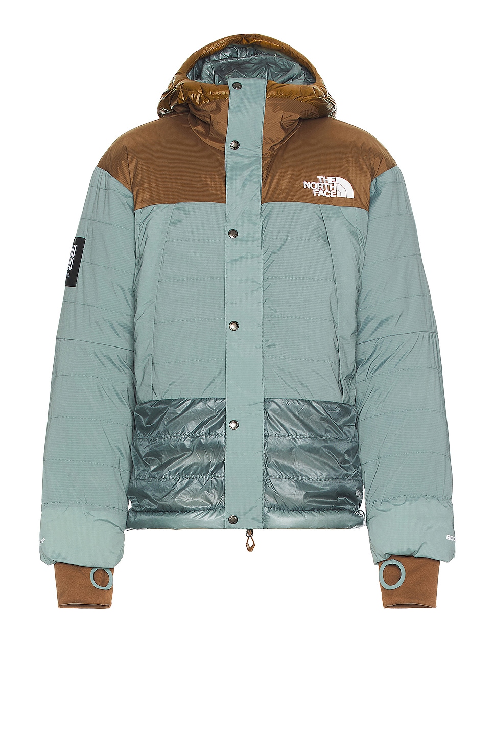 Image 1 of The North Face X Project U 50/50 Mountain Jacket in Concrete Grey & Sepia Brown