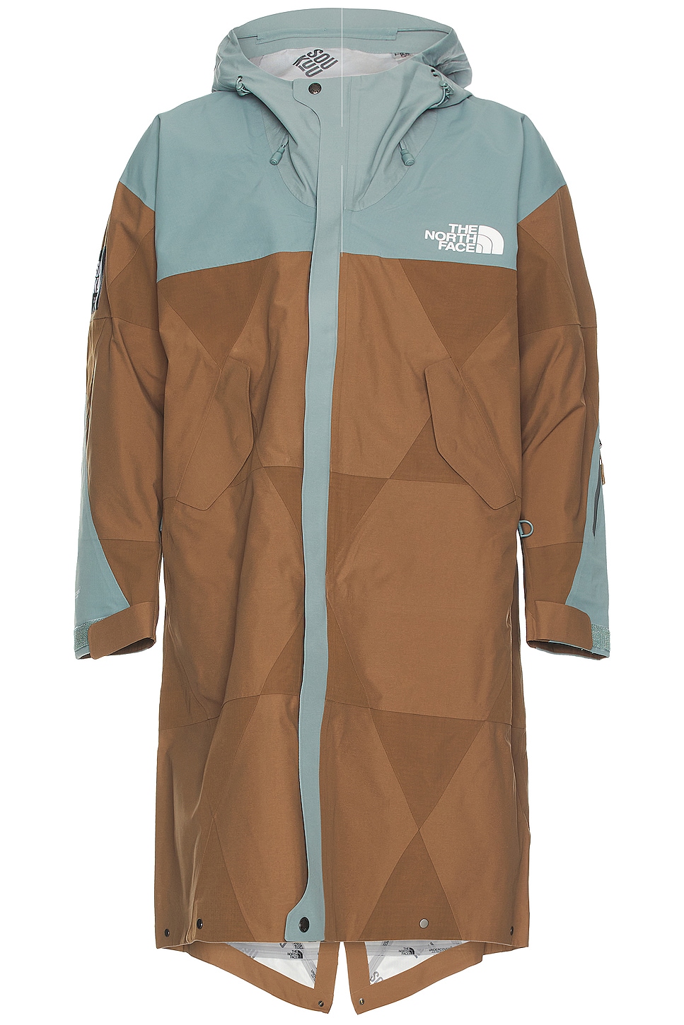 Image 1 of The North Face X Project U Geodesic Shell Jacket in Concrete Grey & Sepia Brown