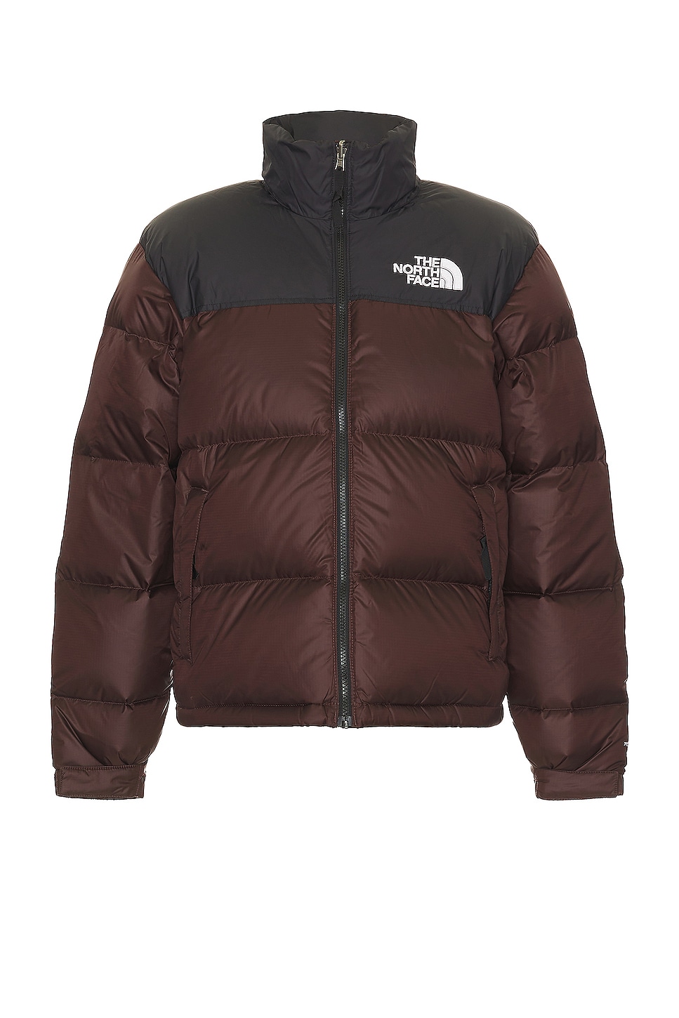 Image 1 of The North Face 1996 Retro Nuptse Jacket in Coal Brown & Tnf Black