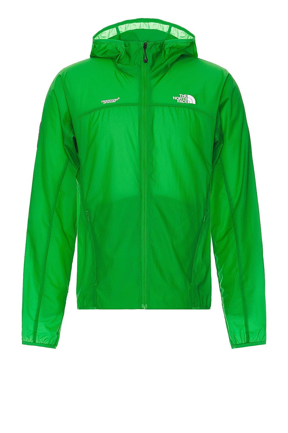 Image 1 of The North Face Soukuu Trail Run Packable Wind Jacket in Fern Green