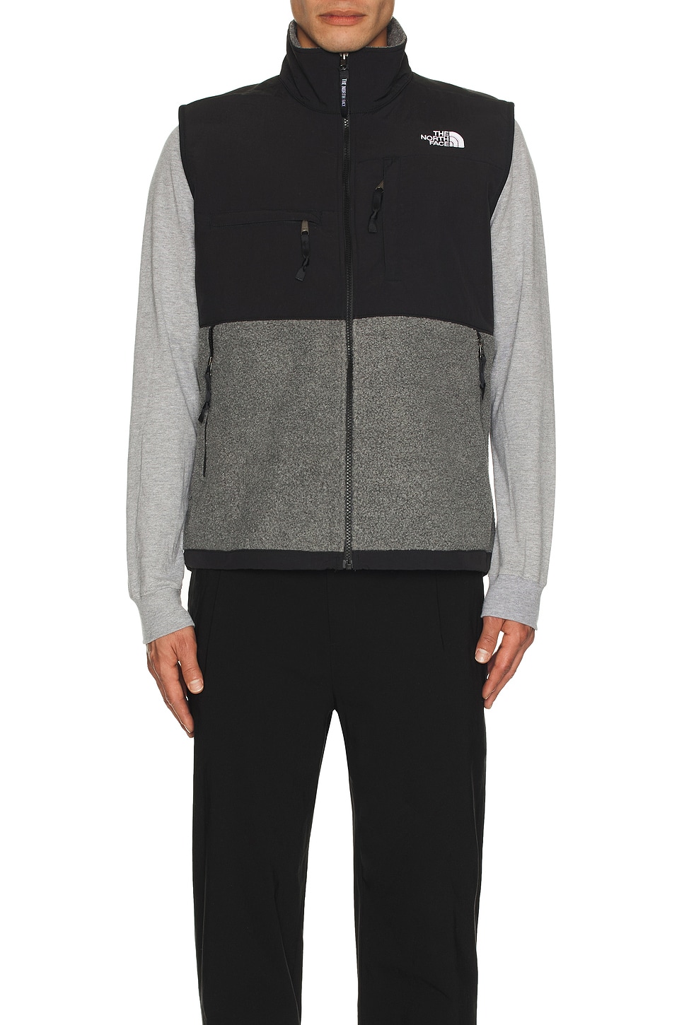 Image 1 of The North Face Retro Denali Vest in TNF Medium Grey Heather