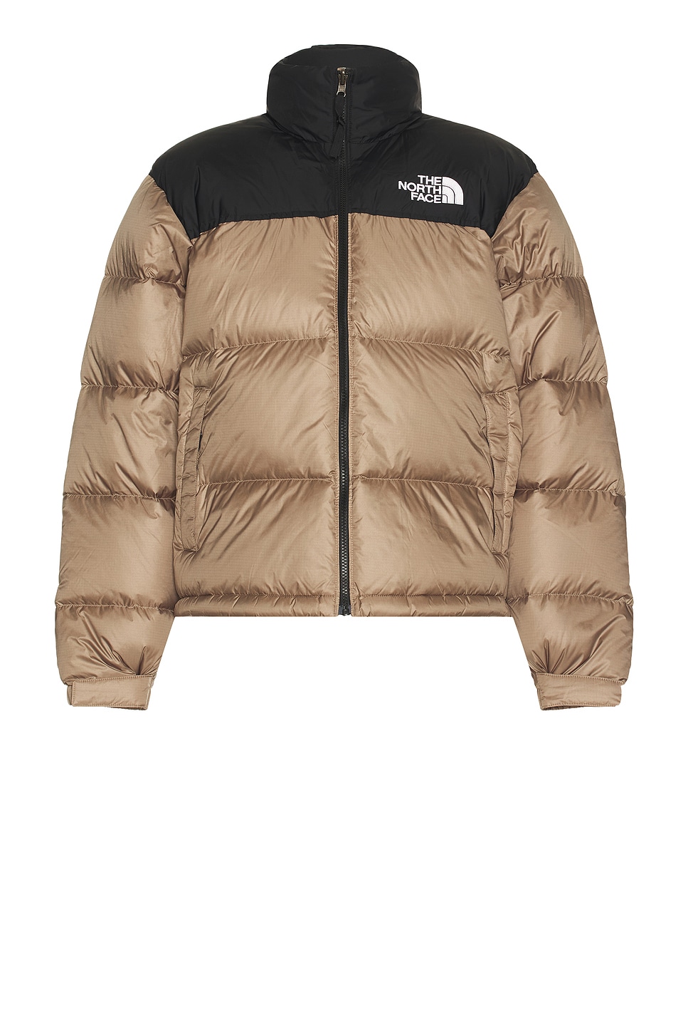 Image 1 of The North Face 1996 Retro Nuptse Jacket in Mocha Brown & TNF Black