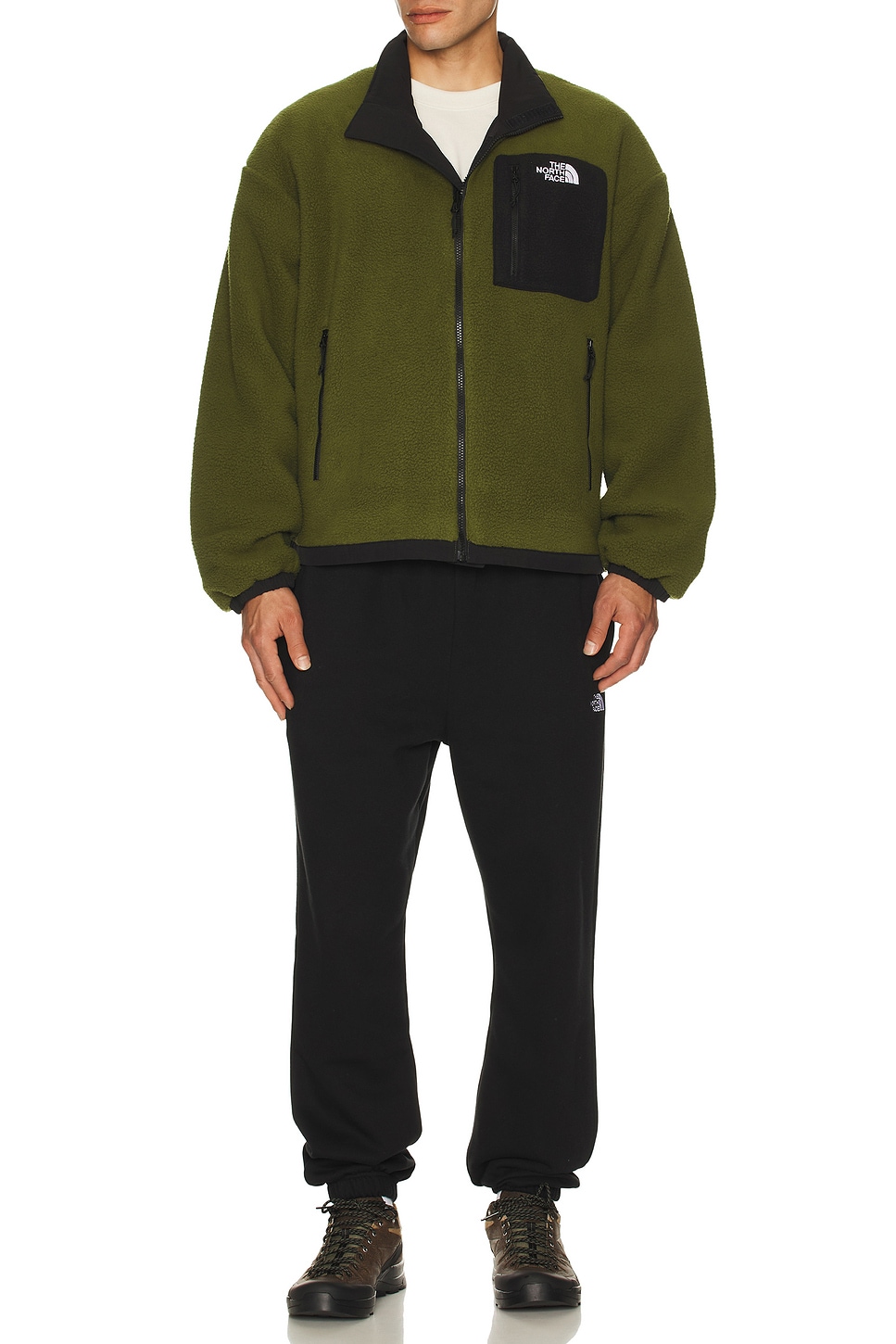 Image 6 of The North Face Yumiori Reversible Jacket in TNF Black & Woodland Green