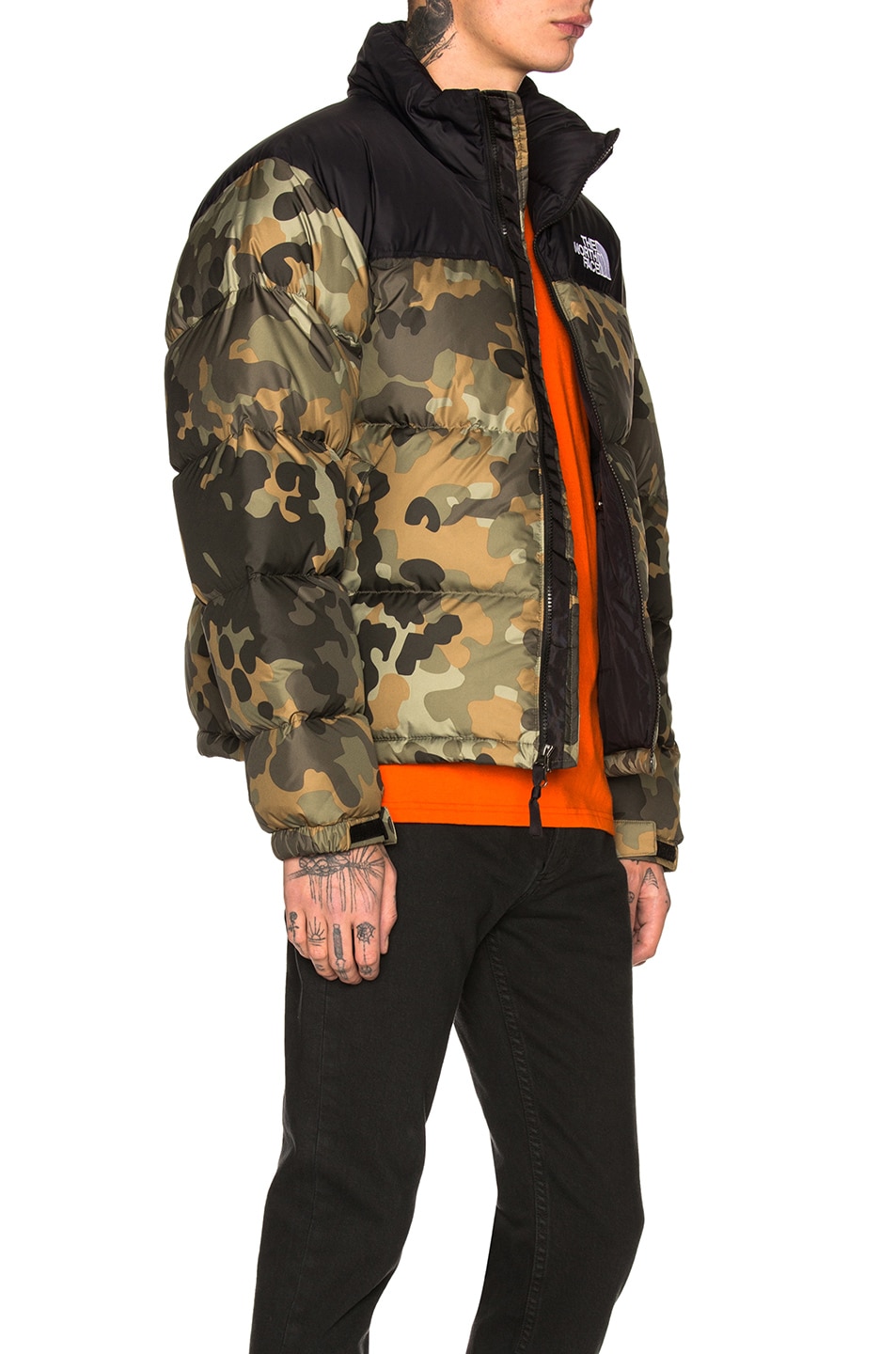 The North Face 1996 Retro Seasonal Nuptse Jacket in Camo | FWRD