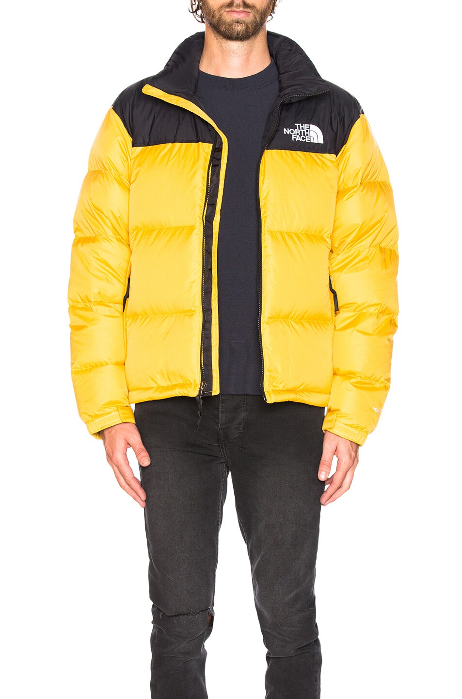 Image 1 of The North Face 1996 Retro Nuptse Jacket in TNF Yellow