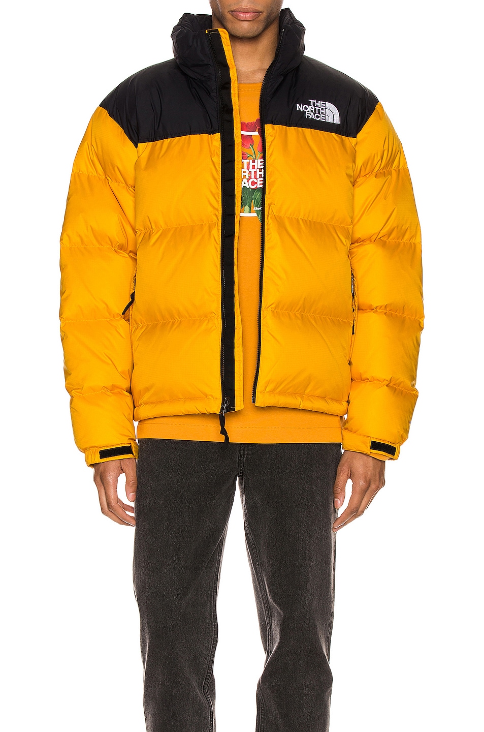 Shop The North Face 1996 Nuptse Jacket In Summit Gold