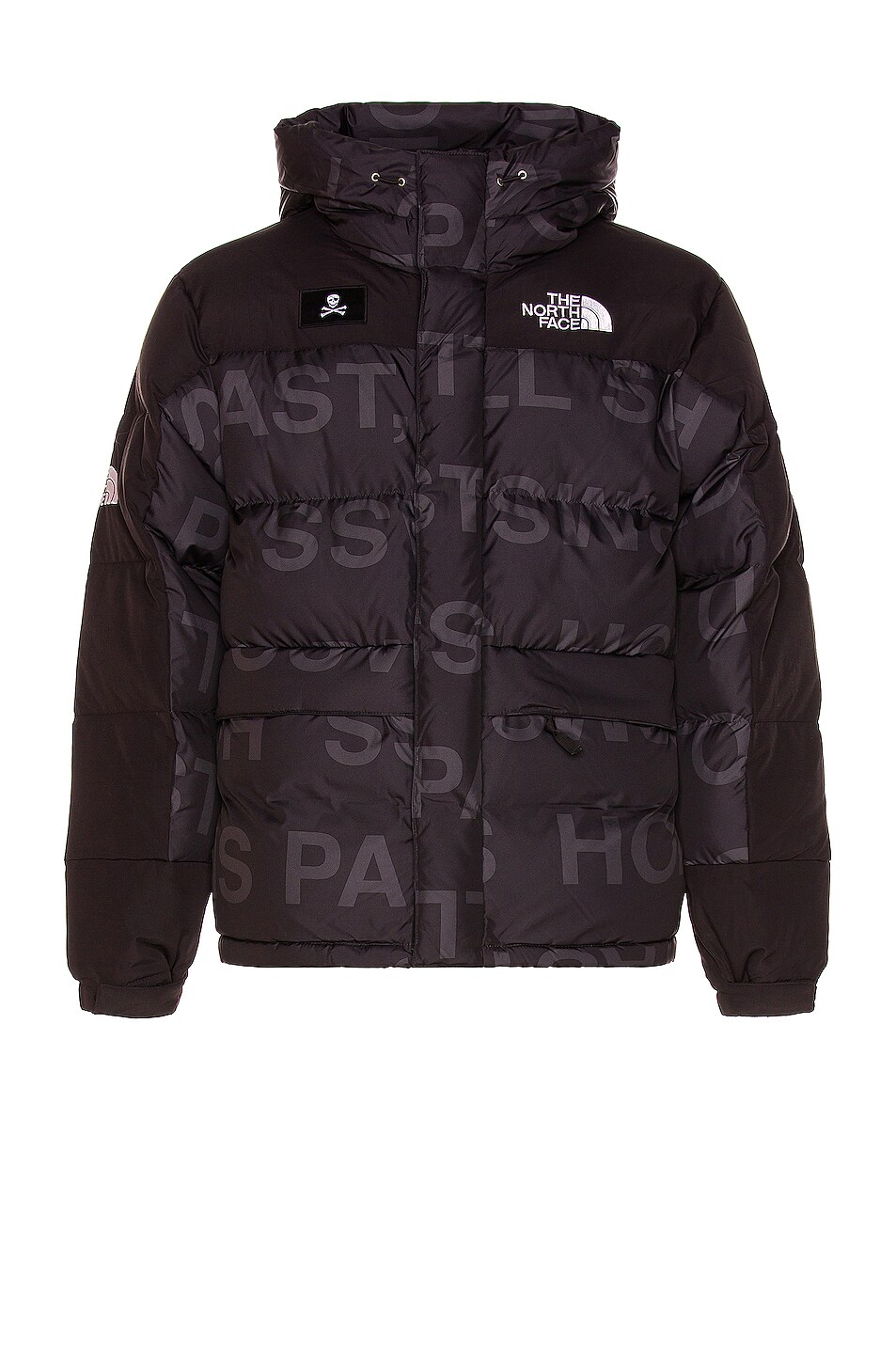 Image 1 of The North Face Conrads Flag HMLYN Down Hoodie in TNF Black