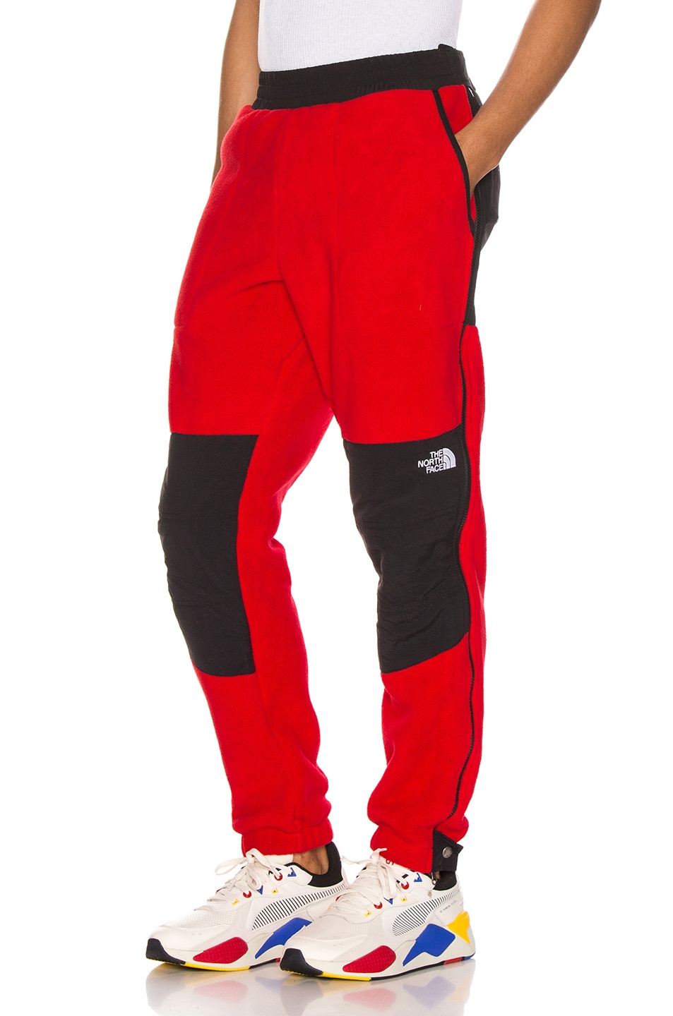 Image 1 of The North Face 95 Retro Denali Pant in TNF Red