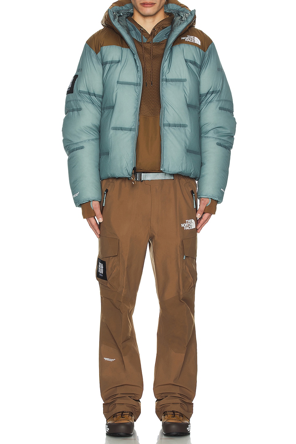 Image 1 of The North Face X Project U Geodesic Shell Pants in Sepia Brown