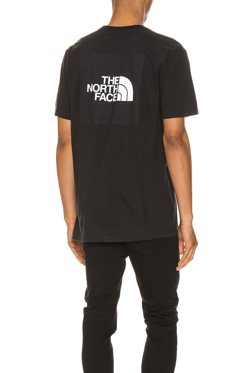 Image 1 of The North Face Short Sleeve Red Box Tee in TNF Black