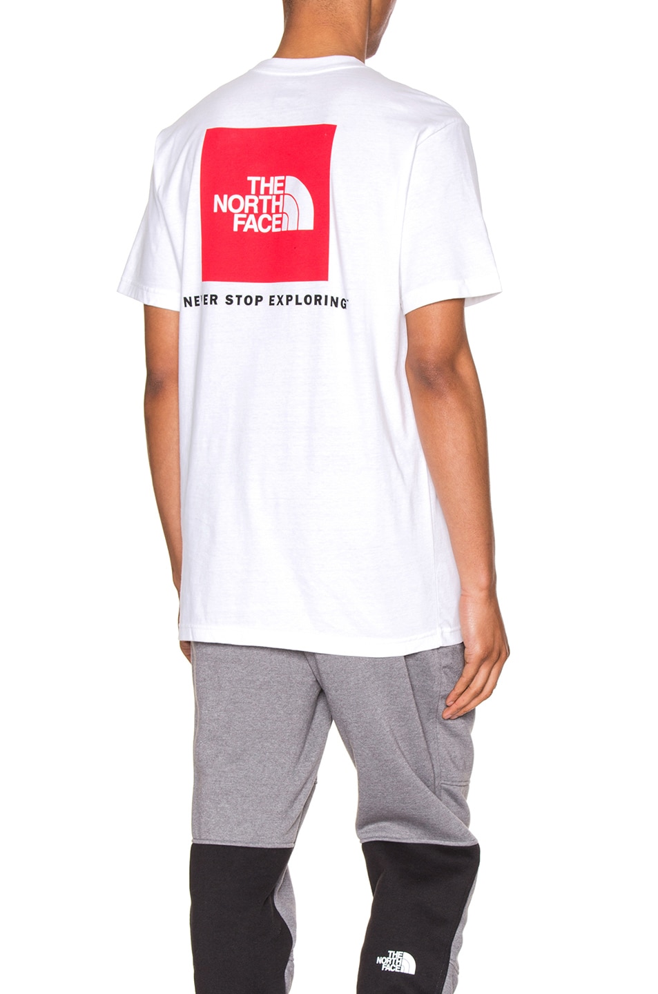 Image 1 of The North Face Red Box Tee in TNF White & TNF Red