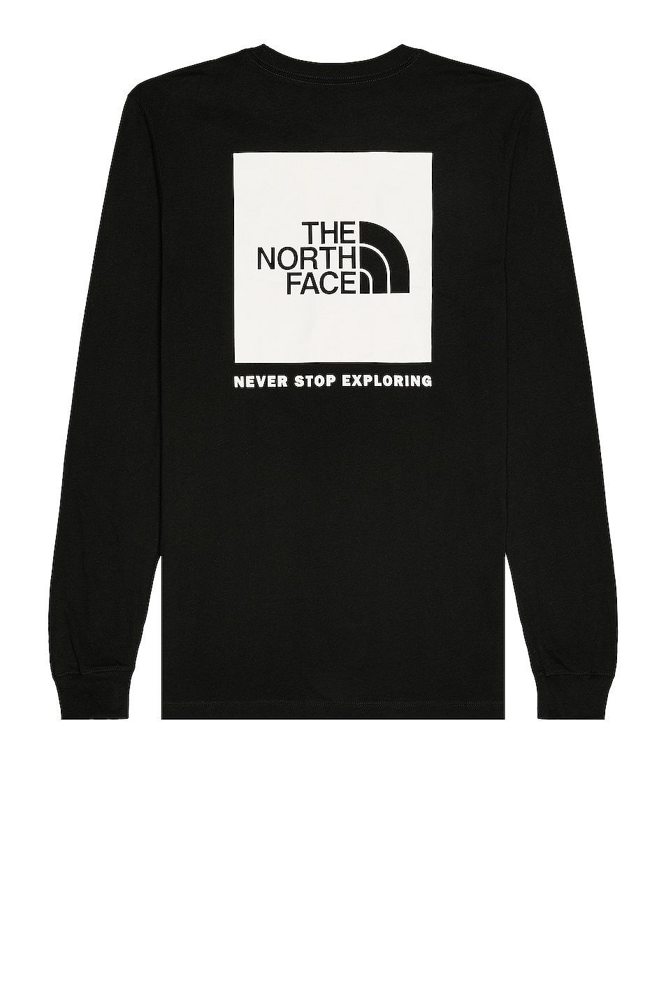 Image 1 of The North Face Long Sleeve Box NSE Tee in TNF Black