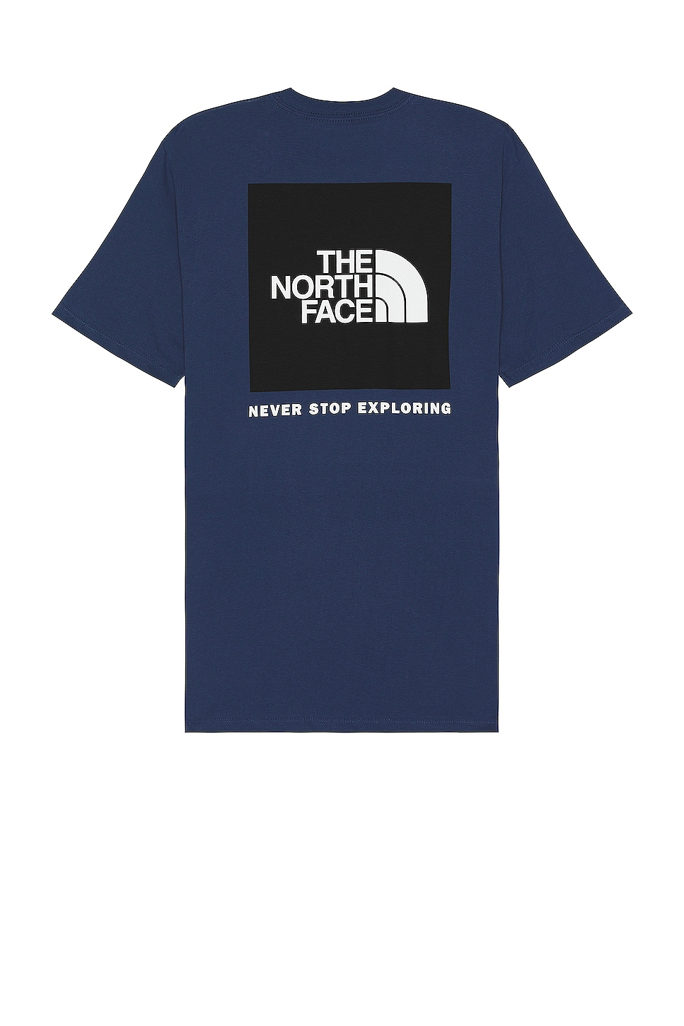 Image 1 of The North Face Box Nse Tee in Shady Blue & Tnf Black