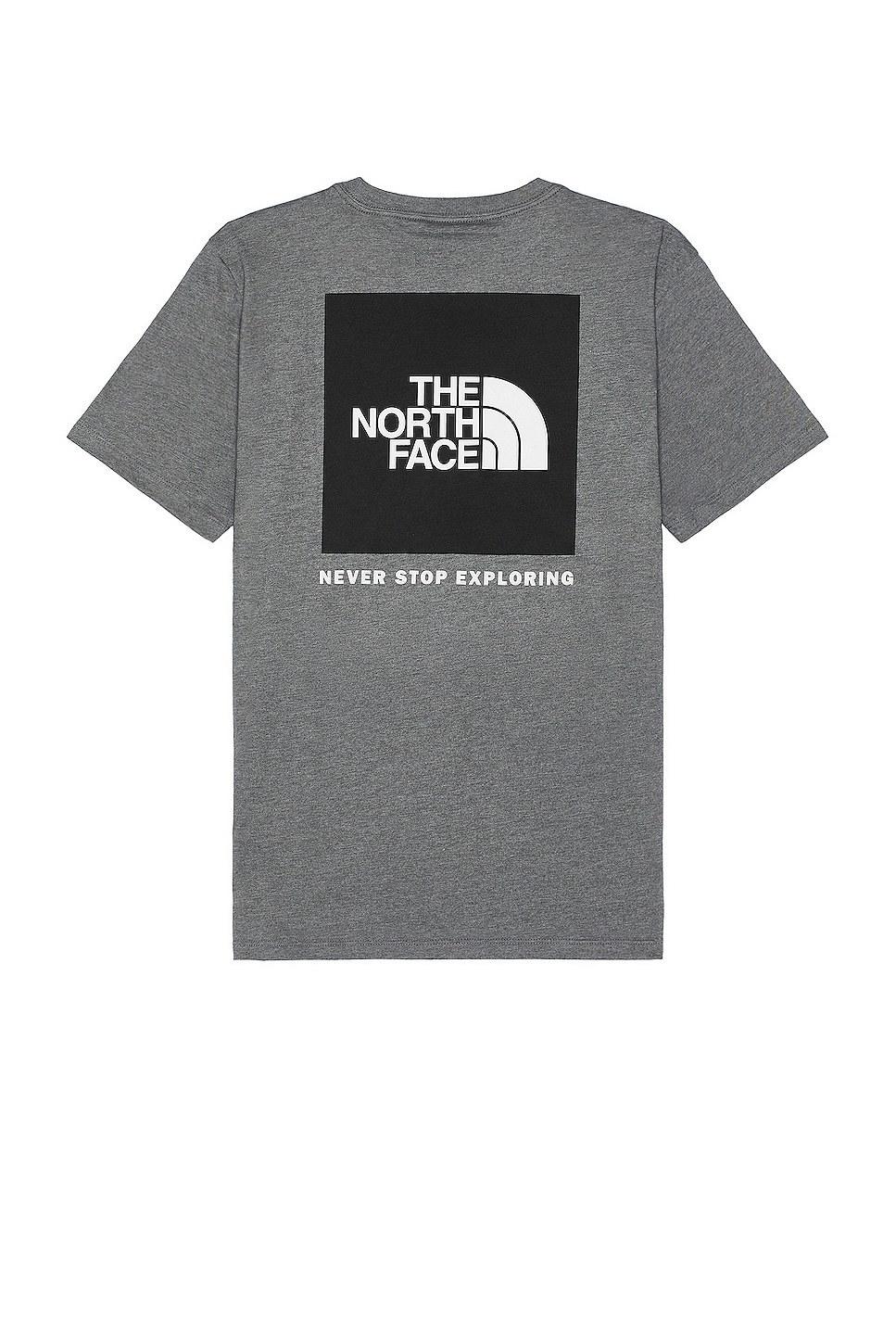 Image 1 of The North Face Box Nse Tee in Tnf Medium Grey Heather & Tnf Black