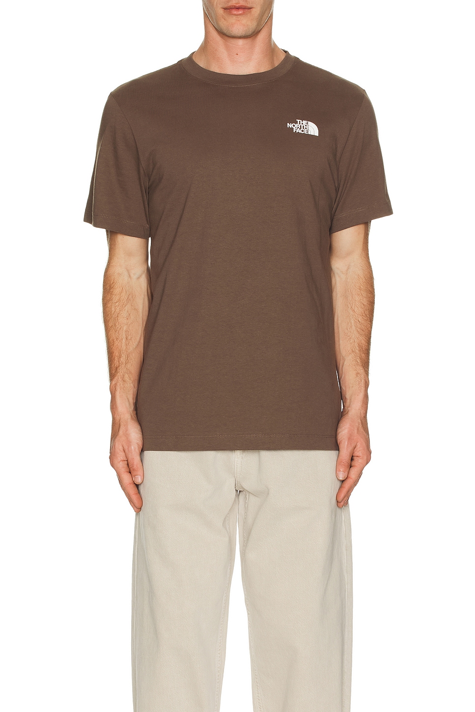 Image 1 of The North Face Short Sleeve Core Box NSE Tee in Smokey Brown